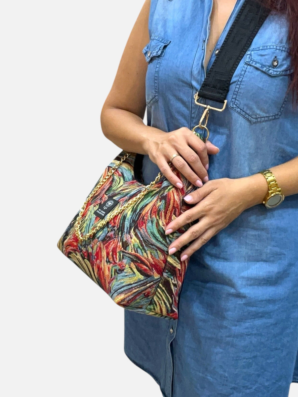 Hecate Large / Color Swirl hobo bag