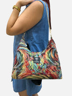 Hecate Large / Color Swirl hobo bag