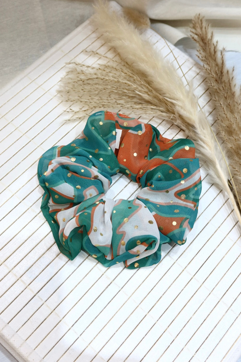 Large Handmade Scrunchie – 14 cm
