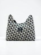 Hecate Large / Pied de poule hobo bag