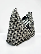 Hecate Large / Pied de poule hobo bag
