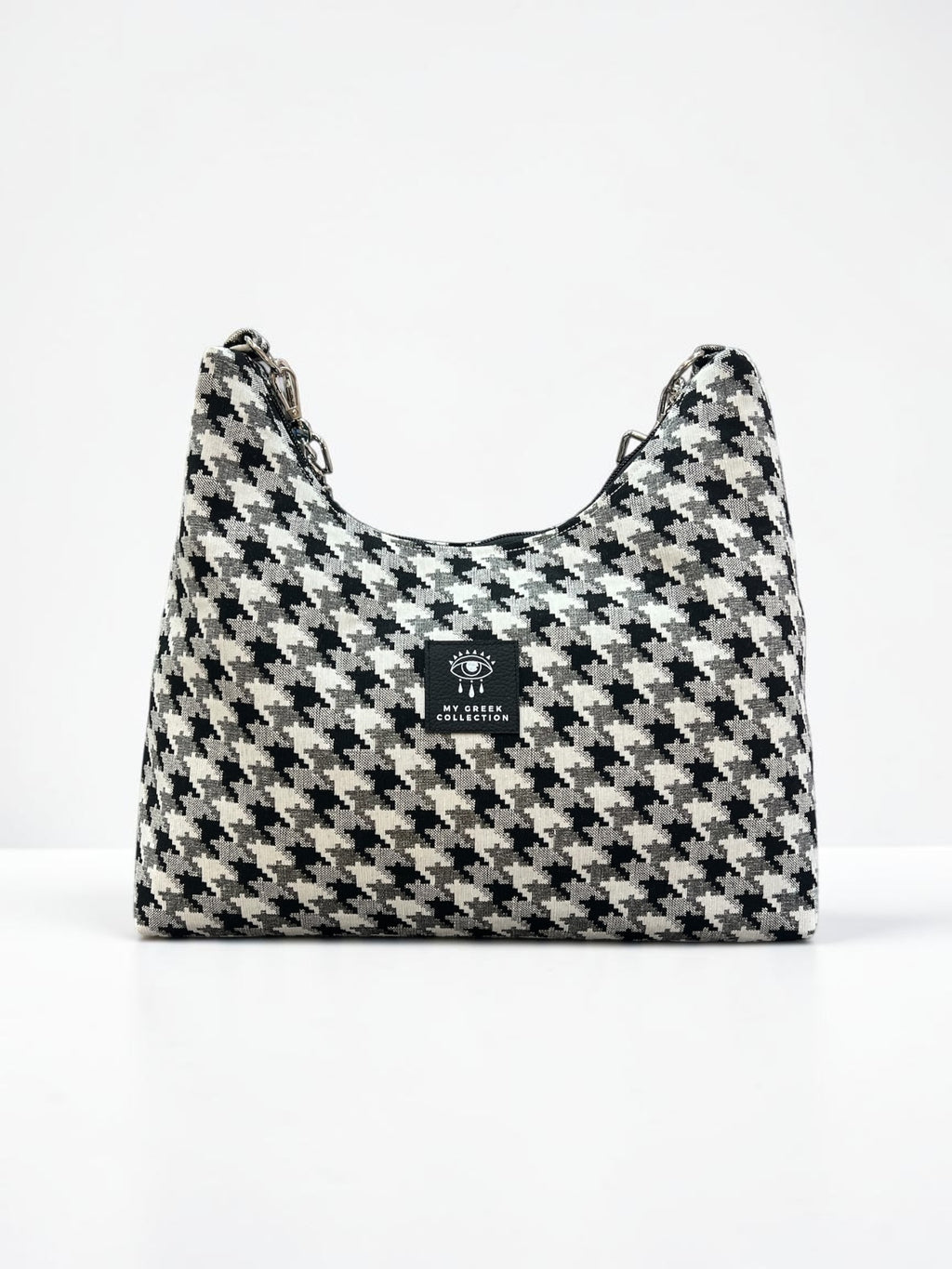 Hecate Large / Pied de poule hobo bag