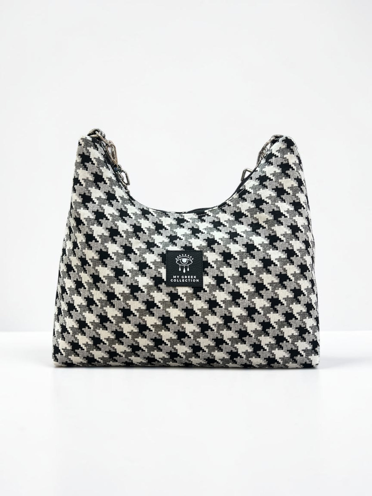 Hecate Large / Pied de poule hobo bag