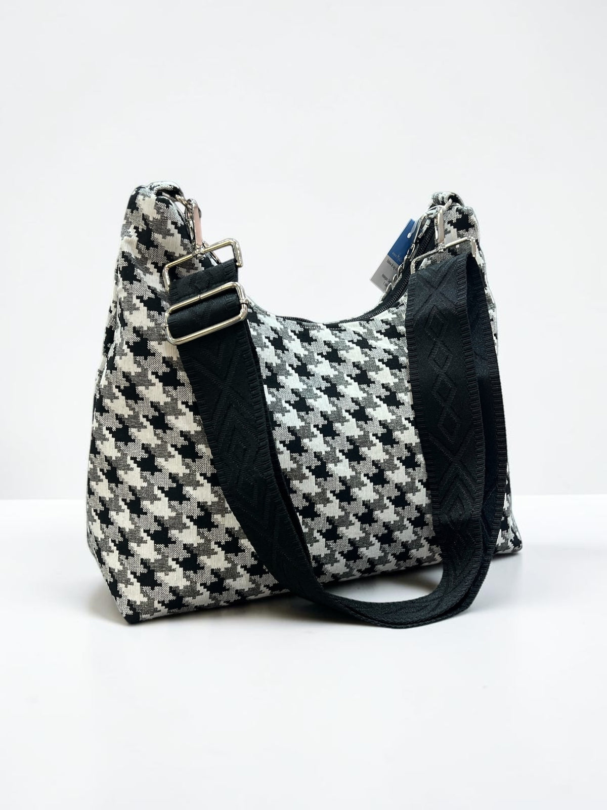 Hecate Large / Pied de poule hobo bag