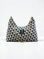 Hecate Medium / Pied de poule hobo bag
