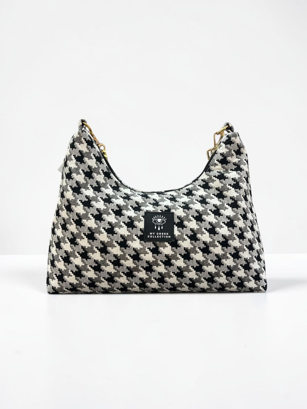 Hecate Medium / Pied de poule hobo bag