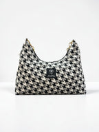 Hecate Medium / Pied de poule hobo bag