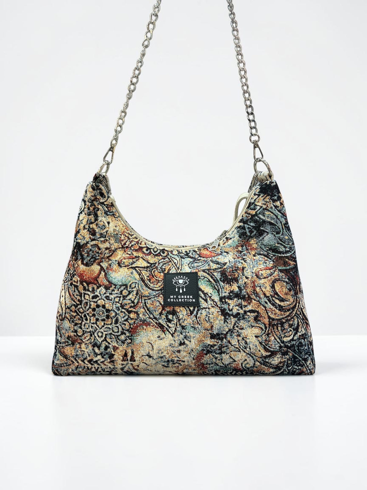 Hecate Medium / Paisley Tapestry hobo bag