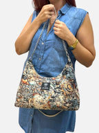 Hecate Medium / Paisley Tapestry hobo bag