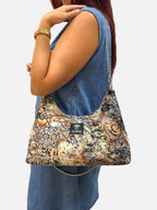 Hecate Medium / Paisley Tapestry hobo bag
