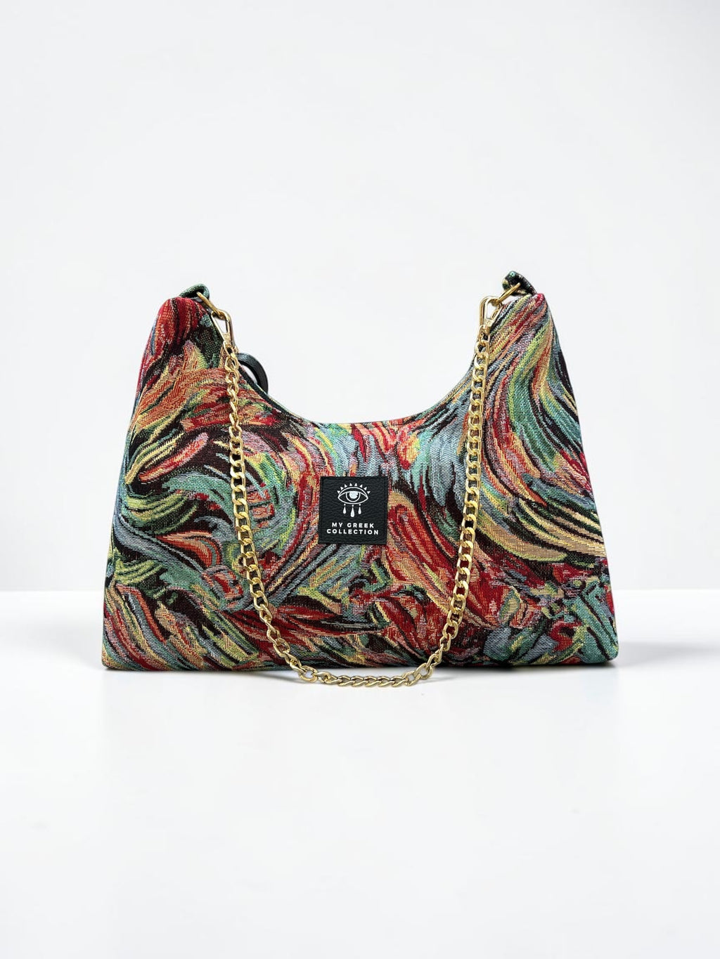 Hecate Medium / Color swirl hobo bag