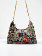 Hecate Medium / Color swirl hobo bag