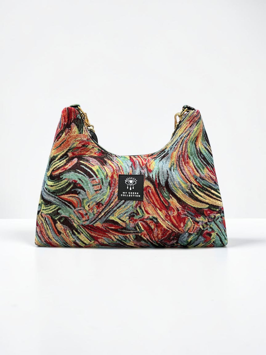 Hecate Medium / Color swirl hobo bag