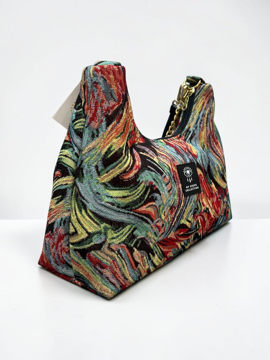 Hecate Medium / Color swirl hobo bag