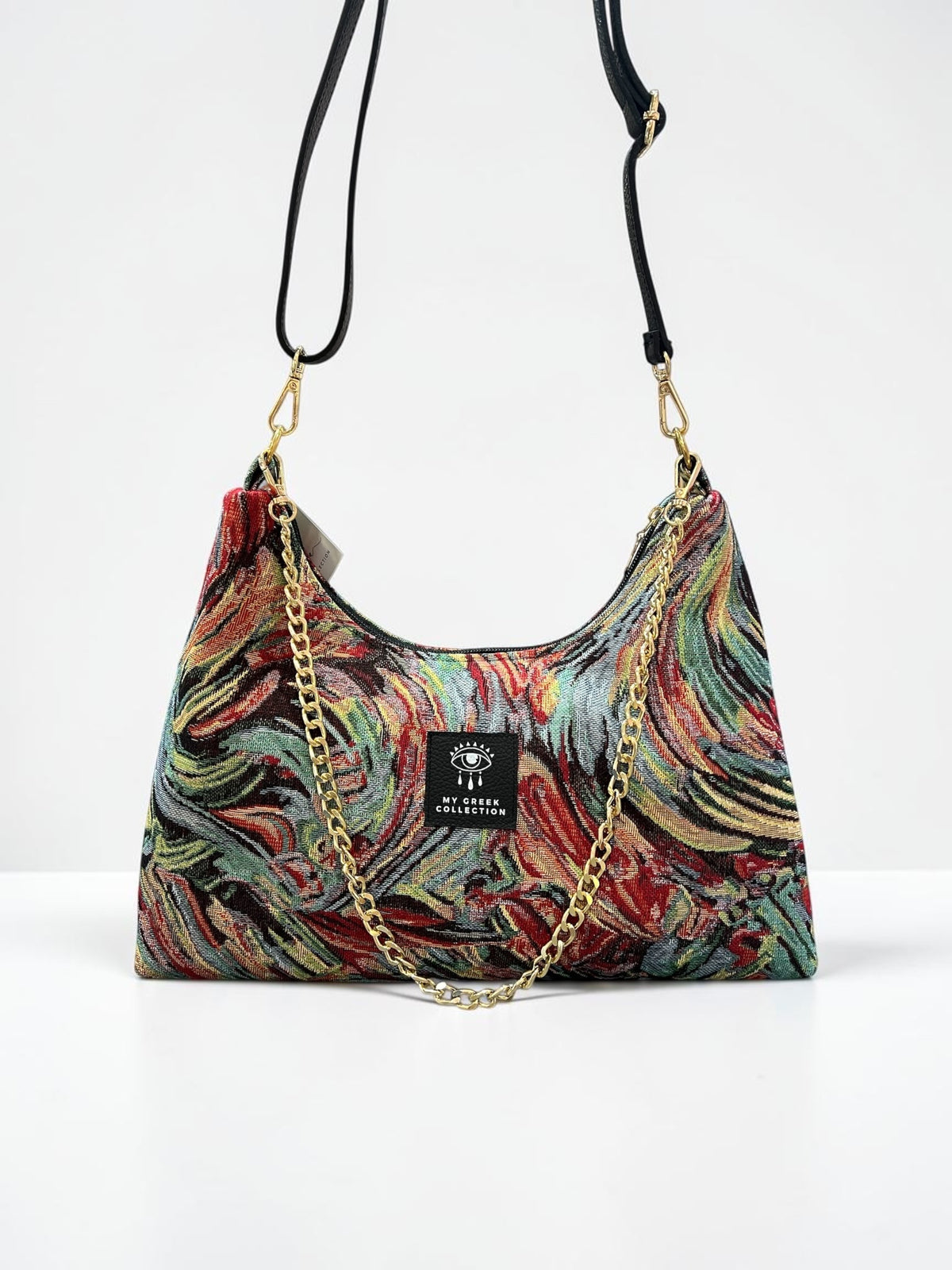 Hecate Medium / Color swirl hobo bag