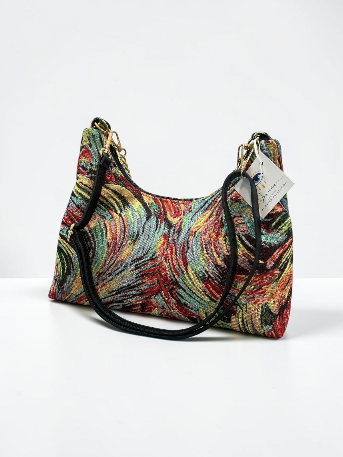 Hecate Medium / Color swirl hobo bag
