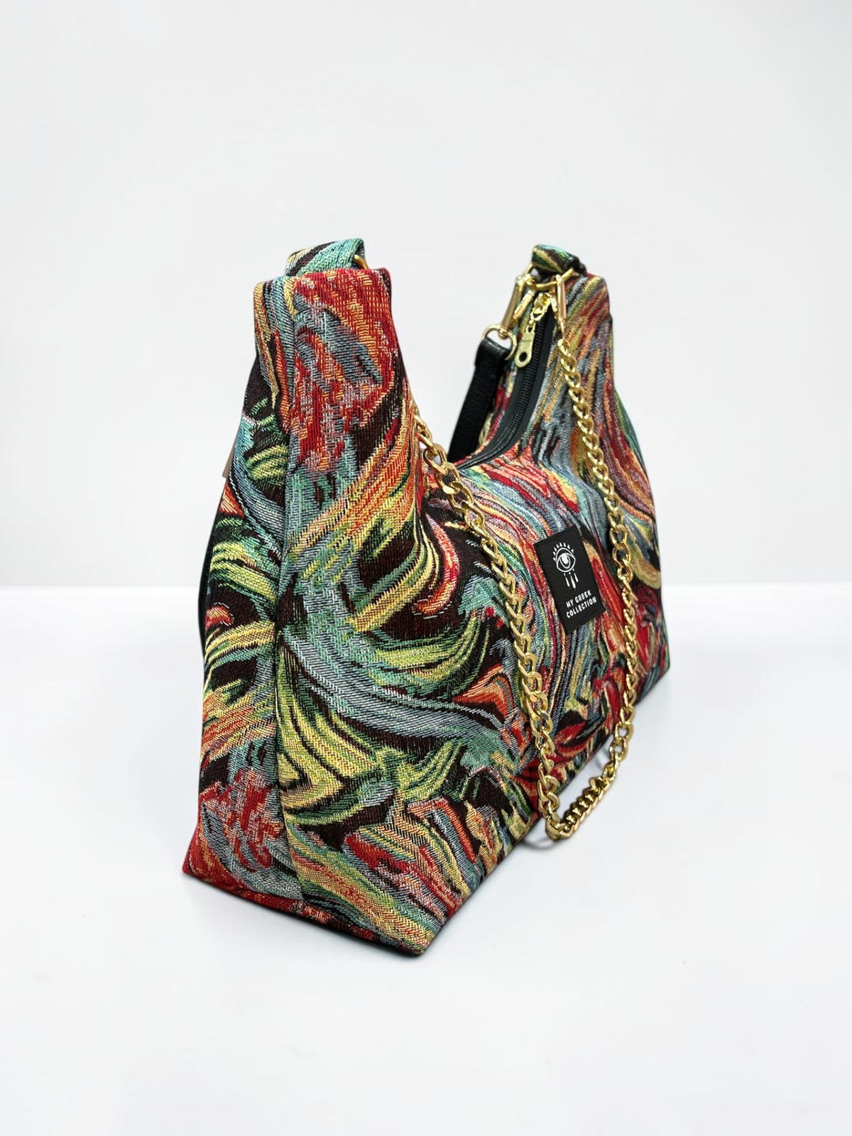 Hecate Medium / Color swirl hobo bag