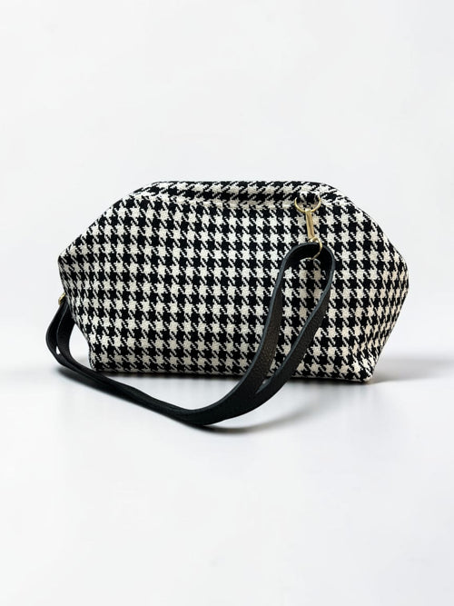 Classic Houndstooth Medium frame bag