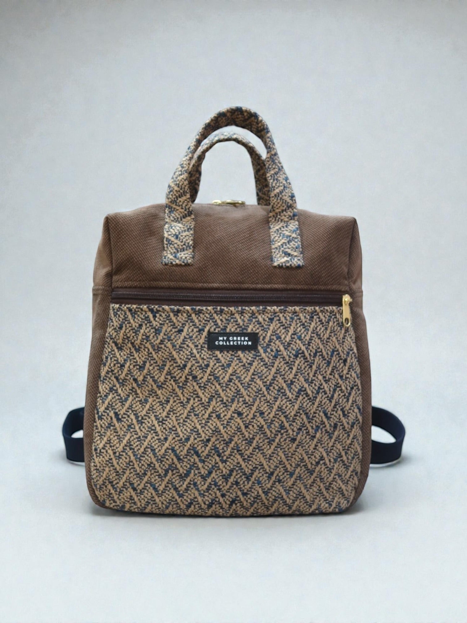 Evdokia / Coffee brown backpack