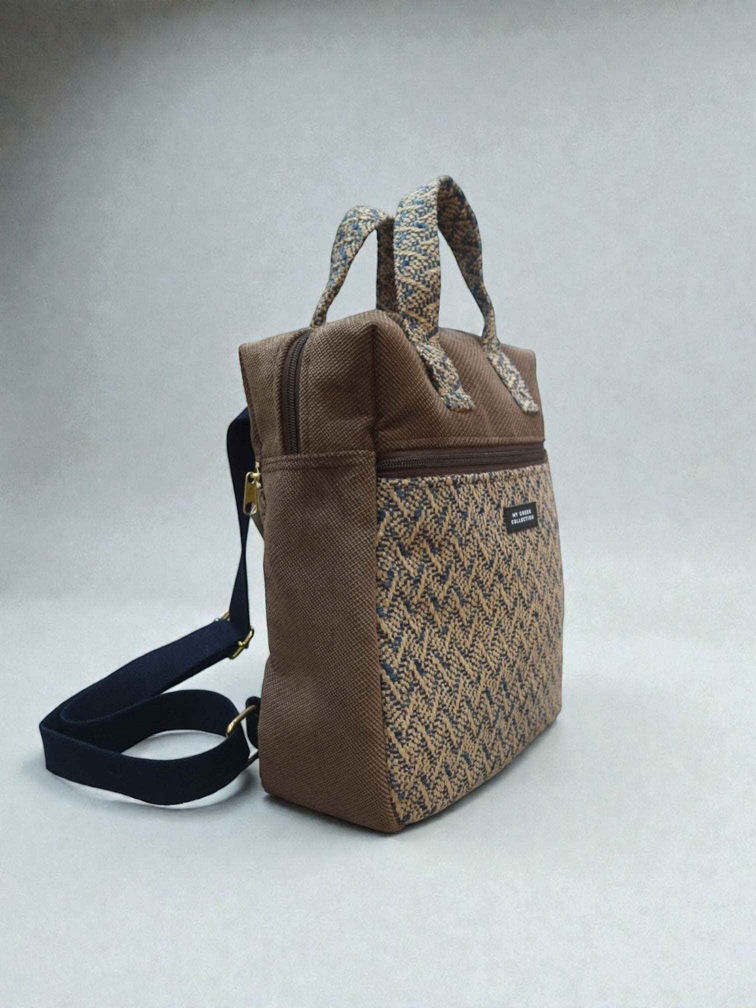 Evdokia / Coffee brown backpack