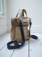 Evdokia / Coffee brown backpack