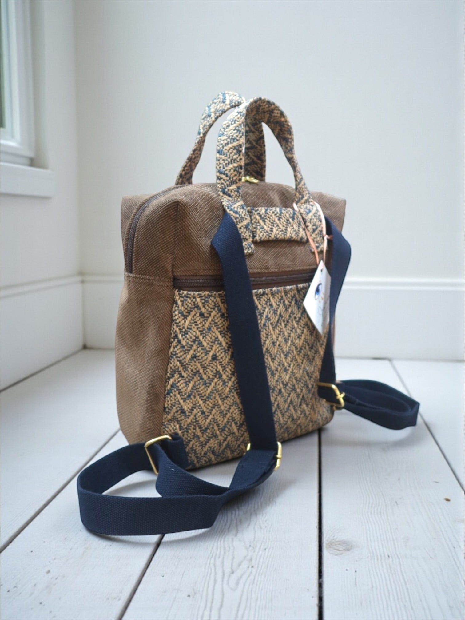 Evdokia / Coffee brown backpack