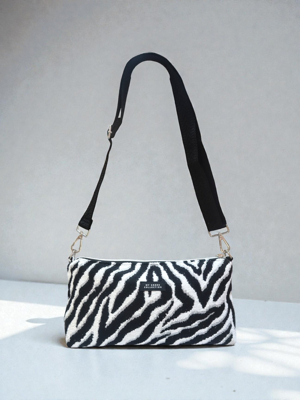 Kallia / Zebra medium baguette bag