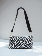 Kallia / Zebra medium baguette bag