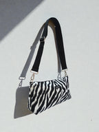 Kallia / Zebra medium baguette bag