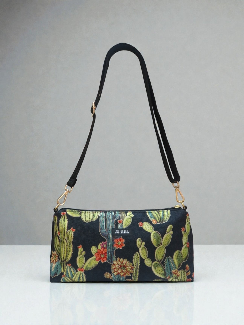 Kallia / cactus baguette bag
