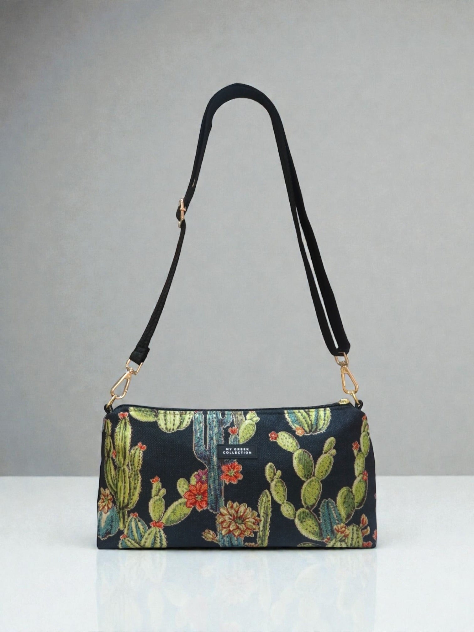 Kallia / cactus baguette bag