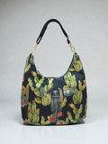 Hecate / cactus hobo bag