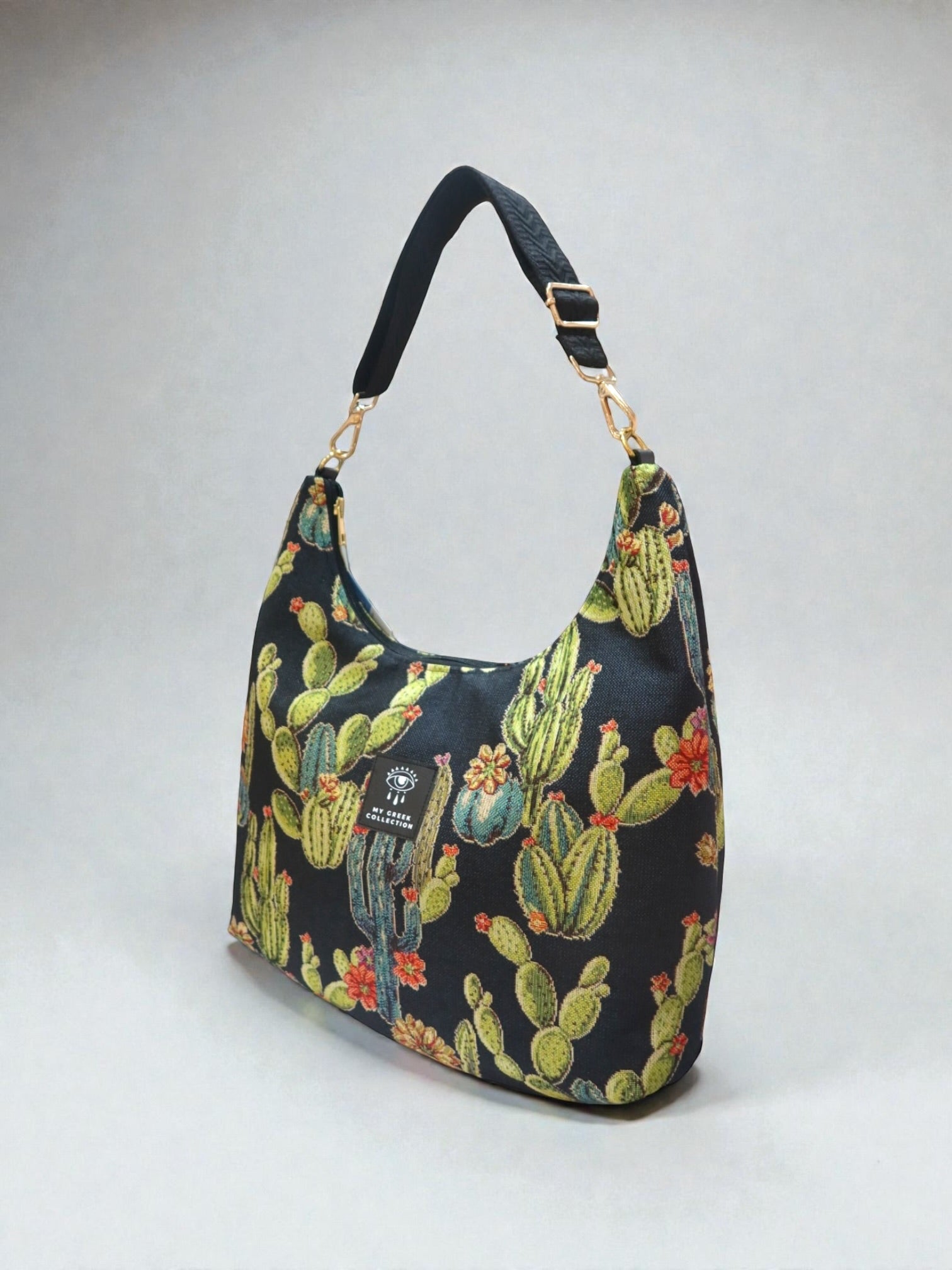 Hecate / cactus hobo bag
