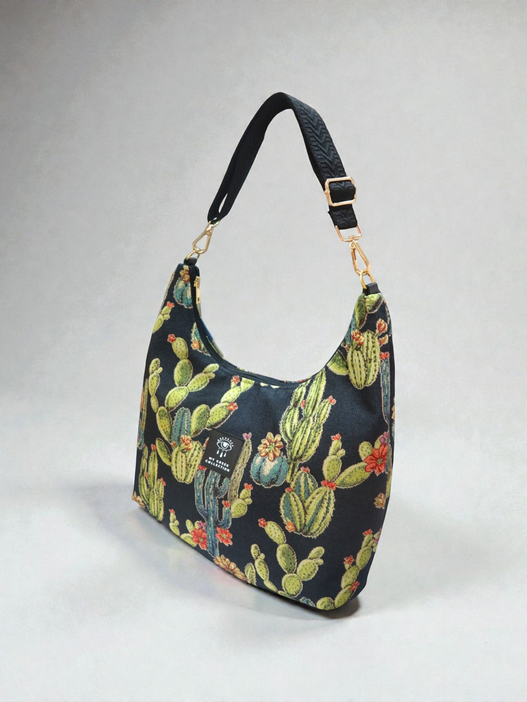 Hecate / cactus hobo bag