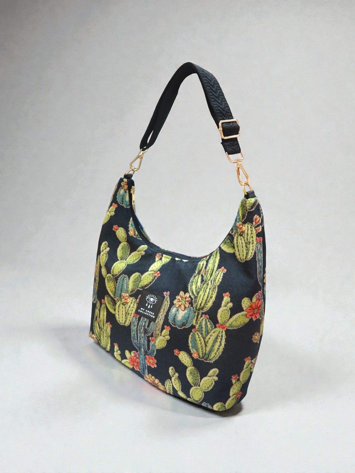 Hecate / cactus hobo bag