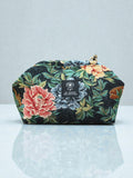 Thalia / Medium frame bag Green flowers