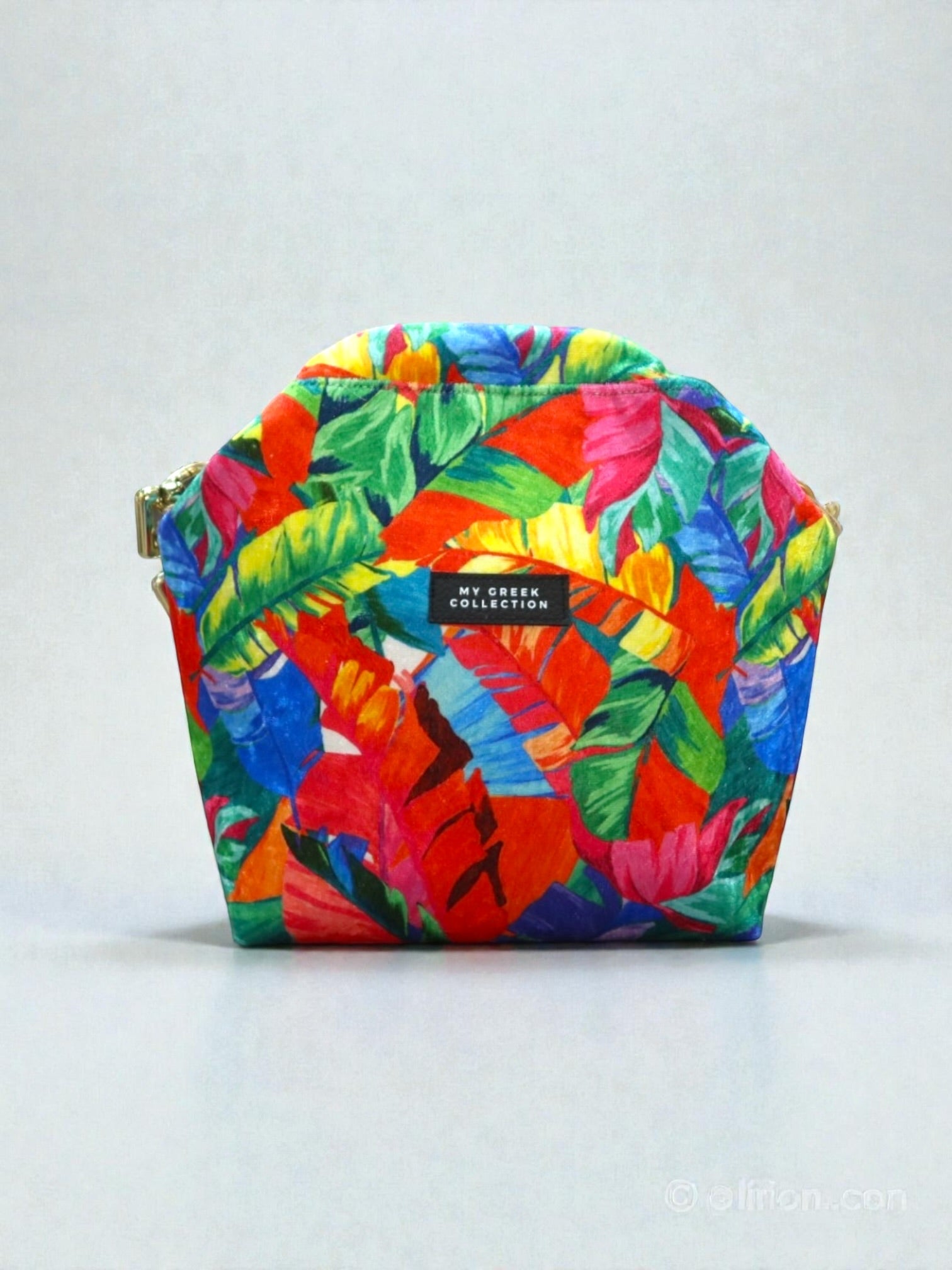Fedra / small clutch multicolor leaves