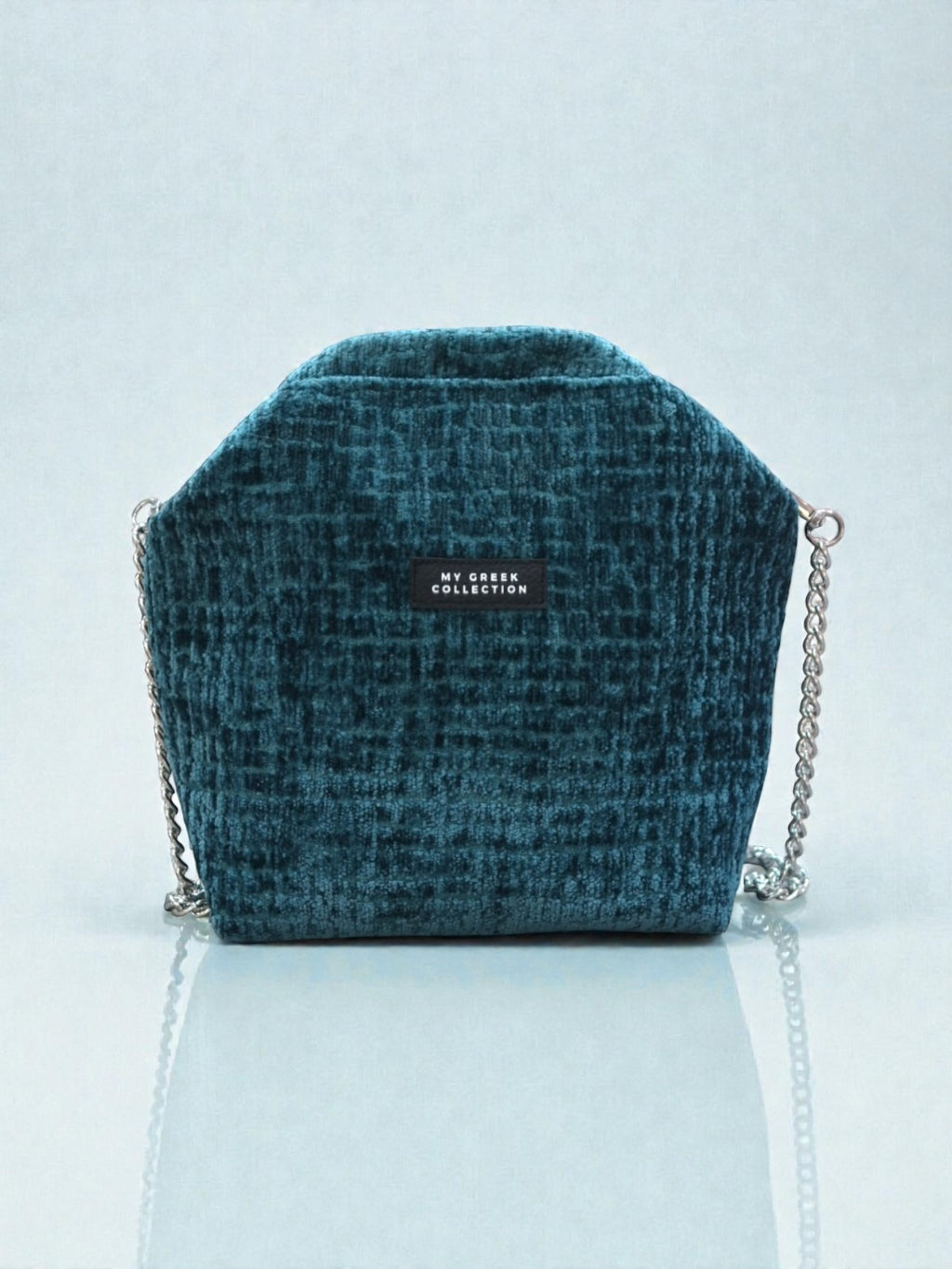 Fedra / small clutch blue green