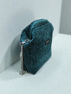 Fedra / small clutch blue green