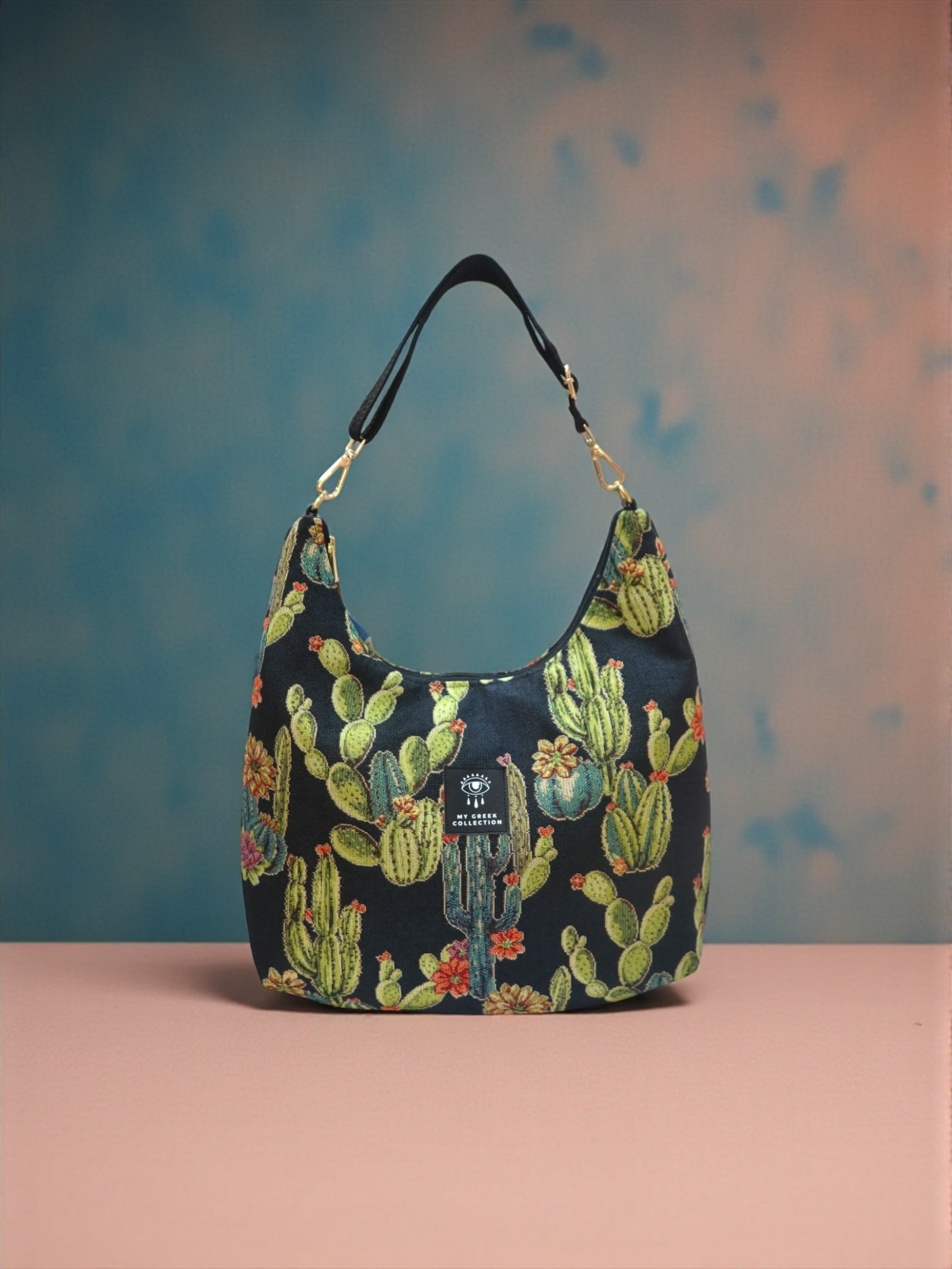 Hecate / cactus hobo bag