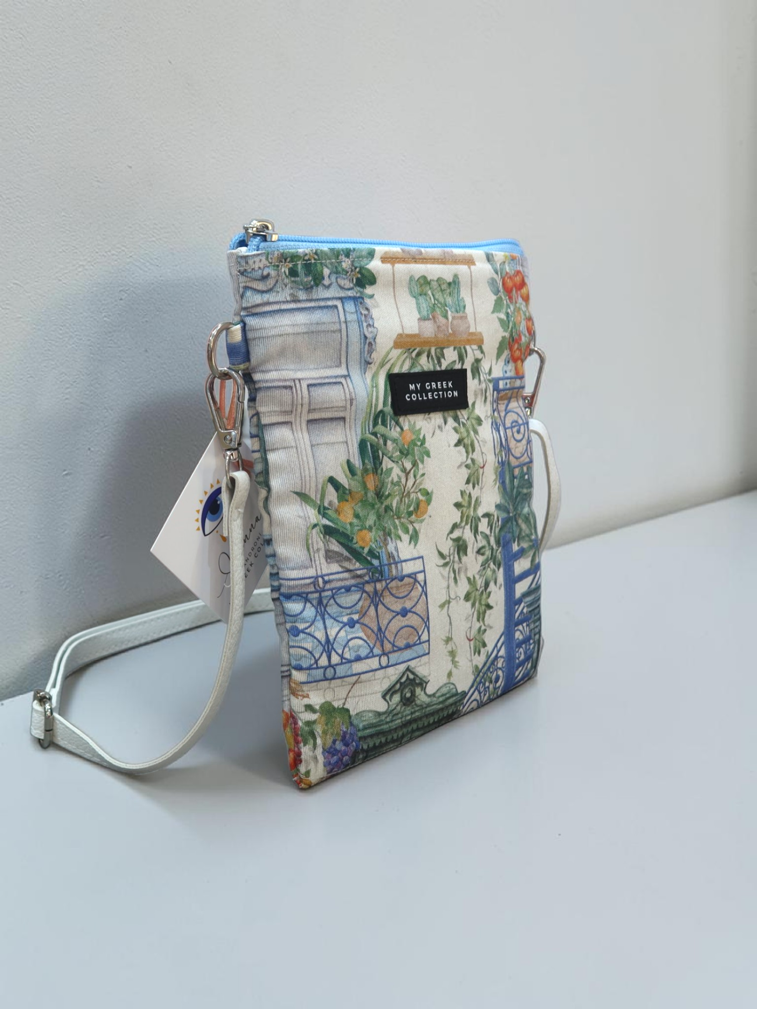 Meltemi / Mediterranean balconies Crossbody small Bag